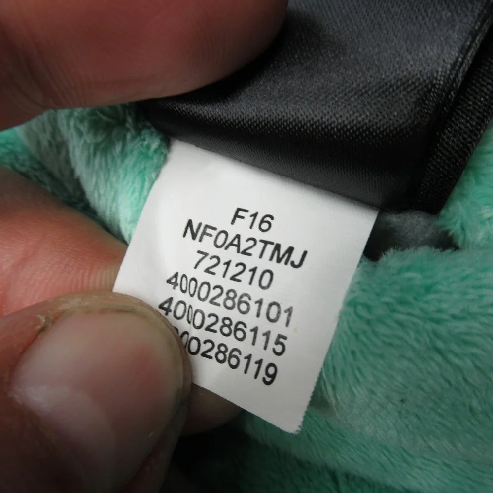 The North Face Jacket Girls XL Aqua‎ Hooded Insulated Reversible Perseus Puffer